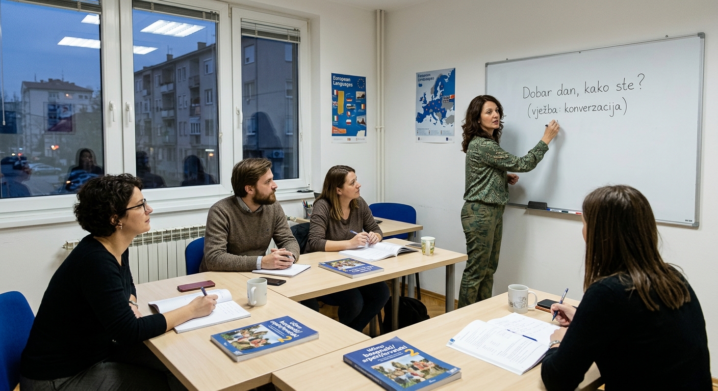 Odrasli polaznici na Oxford času engleskog jezika