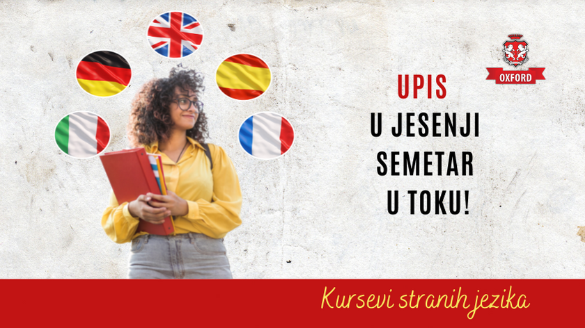 Kursevi stranih jezika – UPIS u toku!