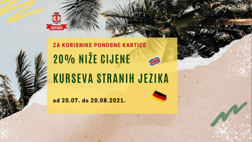 20% niže cijene za korisnike Ponosne kartice
